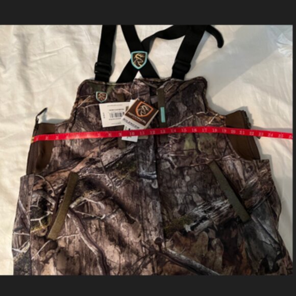 Drake Women’s Silencer Bib With Agion Active, Mossy Oak Country DNA, Camoflauge - Picture 3 of 5